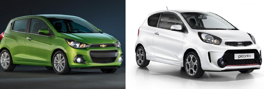 So s&aacute;nh Kia Morning v&agrave; Chevrolet Spark 2016
