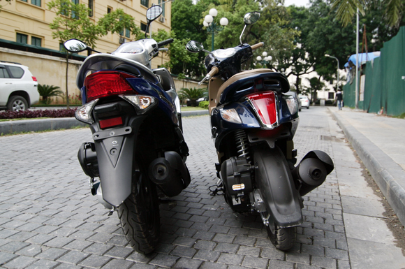 Với 30 triệu, n&ecirc;n mua Honda Vision hay Yamaha Nozza?