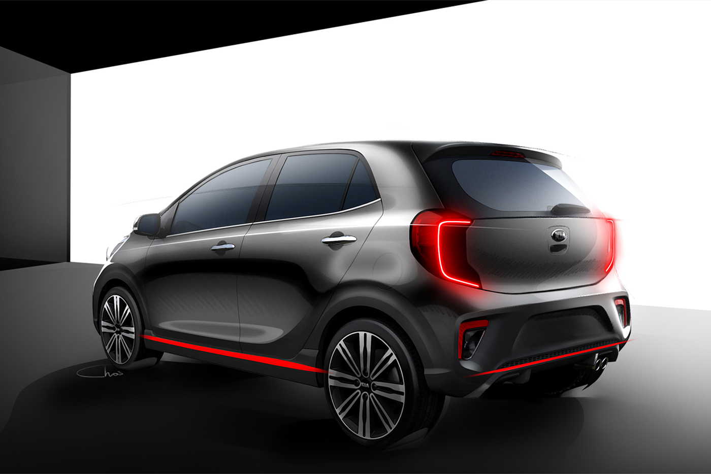 Kia Morning 2017 v&agrave; những h&igrave;nh ảnh đầu ti&ecirc;n