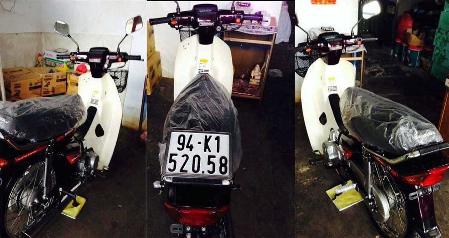 H&igrave;nh ảnh chiếc Honda Dream II nhập khẩu Th&aacute;i Lan được rao b&aacute;n với gi&aacute; 600 triệu đồng