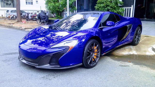 Ngắm chiếc McLaren 650S Spider độc nhất, vừa xuất hiện tại nh&agrave; Cường đ&ocirc; la