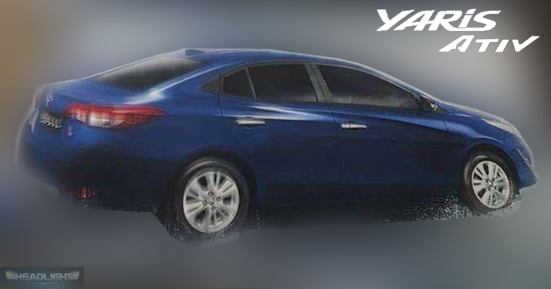 h&eacute; lộ về mẫu xe mới Toyota Yaris Ativ