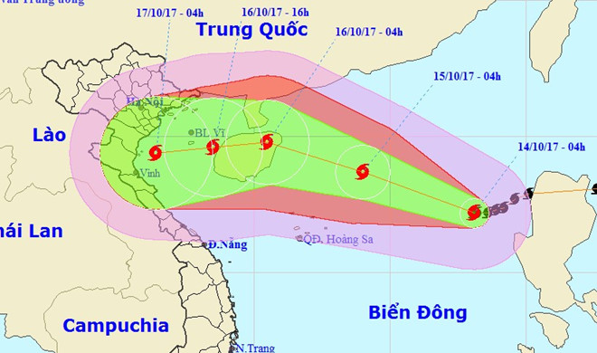 Tin b&atilde;o số 11: Li&ecirc;n tục tăng cấp, miền Bắc lại nguy cơ lụt nặng