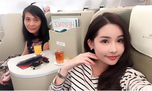 Giật m&igrave;nh trước nhan sắc kh&aacute;c xa đ&ecirc;m chung kết của Hoa hậu Đại dương Ng&acirc;n Anh