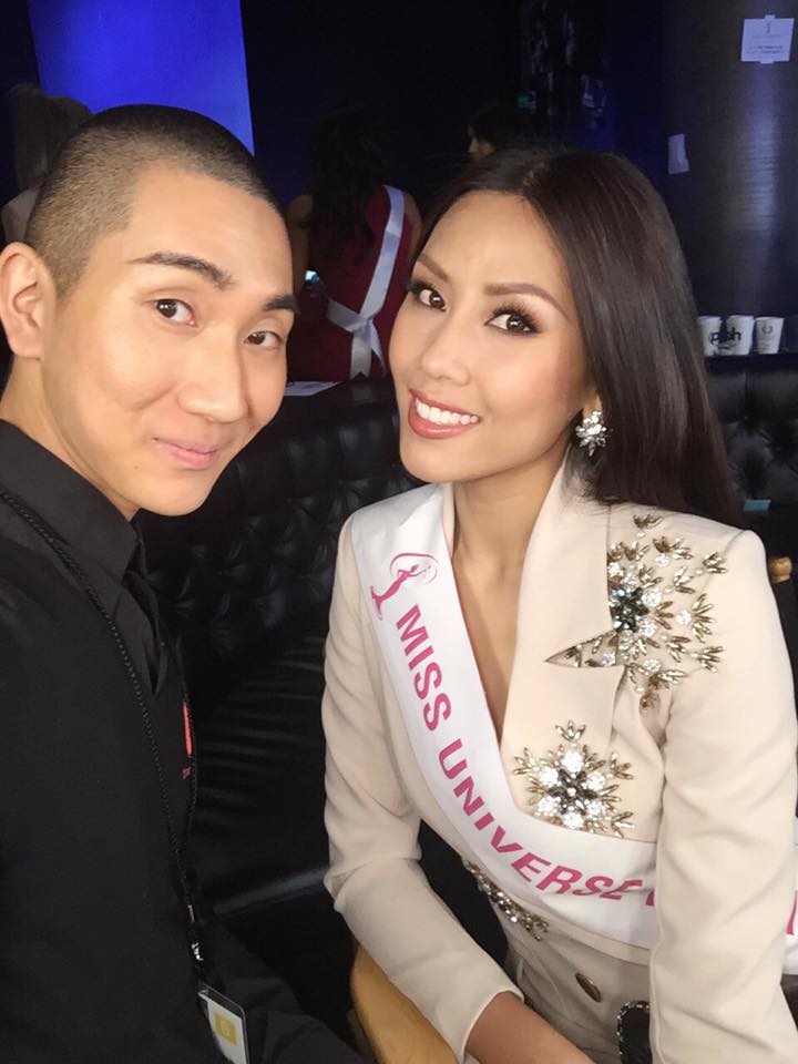 Nguyễn Thị Loan &lsquo;ghi điểm&rsquo; khi vừa đặt ch&acirc;n tới Miss Universe