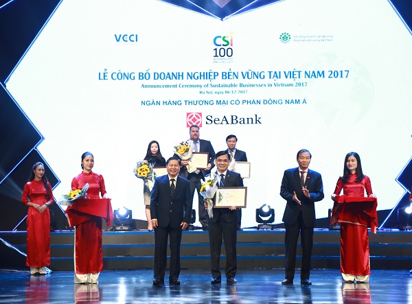 SEABANK được trao danh hiệu Top 100 Link Đăng Nhập Nhà cái 13Win16.Com ph&aacute;t triển bền vững 2017