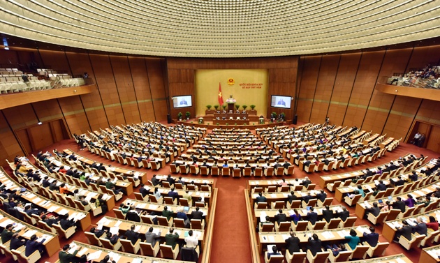 Ch&ugrave;m ảnh: C&aacute;c đại biểu Quốc hội trong kỳ họp thứ 5, kh&oacute;a 14