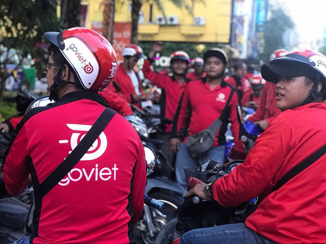 Go-Viet &lsquo;đối thủ&rsquo; của Grab tấn c&ocirc;ng thị trường H&agrave; Nội