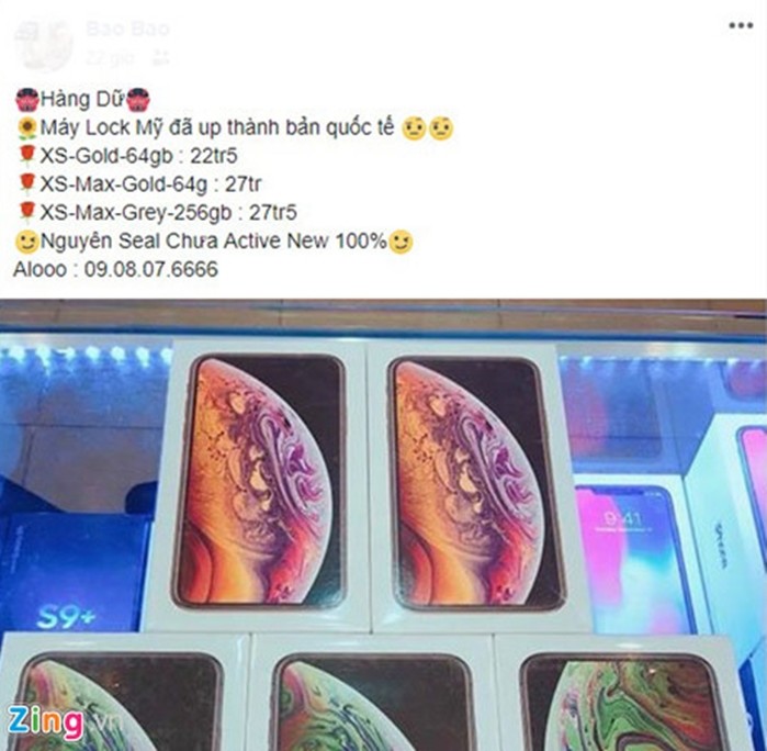 &lsquo;N&uacute;p b&oacute;ng&rsquo; h&agrave;ng quốc tế iPhone XS v&agrave; XS Max được rao b&aacute;n với gi&aacute; rẻ giật m&igrave;nh