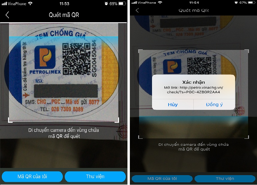 Nhận biết Gas Petrolimex giả chỉ trong v&agrave;i ph&uacute;t bằng QR code