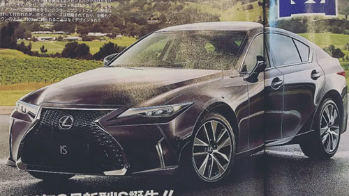 Lộ bản thiết kế của chiếc xe hạng sang Lexus IS 2021 