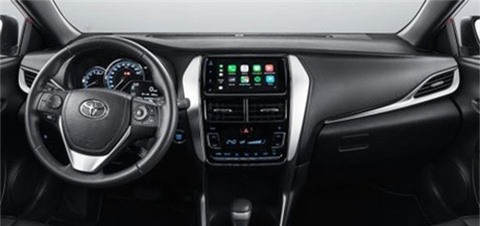 &lsquo;Điểm mặt&rsquo; những t&iacute;nh năng mới c&oacute; tr&ecirc;n Toyota Yaris bản n&acirc;ng cấp
