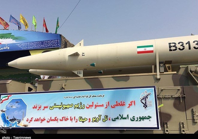 T&ecirc;n lửa đạn đạo Zolfaghar của Iran