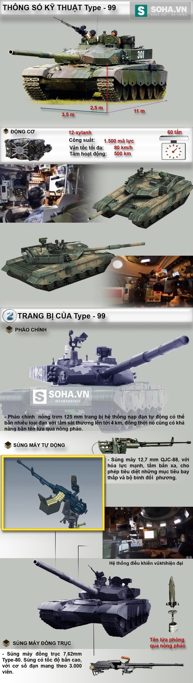 Đồ họa h&igrave;nh ảnh xe tăng Type-99 của Trung Quốc. Ảnh: Tr&iacute; Thức Trẻ 