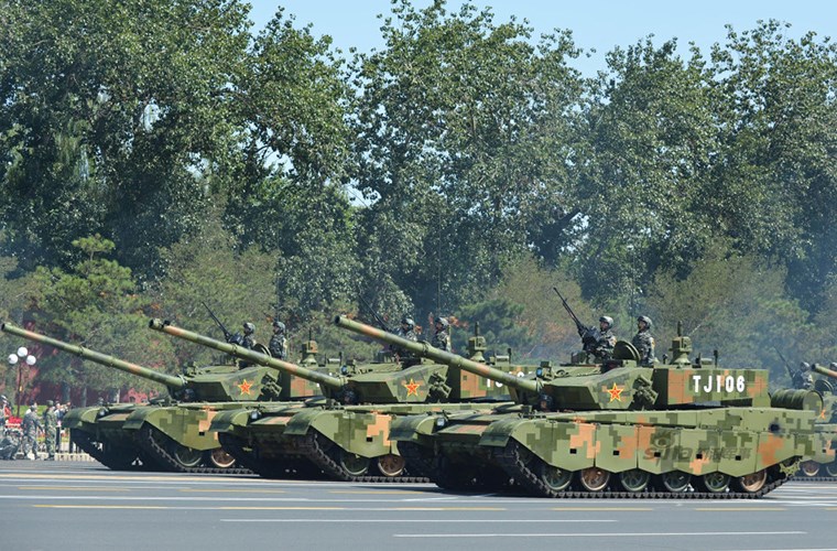 Type 99 được trang bị hệ thống gi&aacute;p phản ứng nổ t&iacute;ch hợp đa lớp.