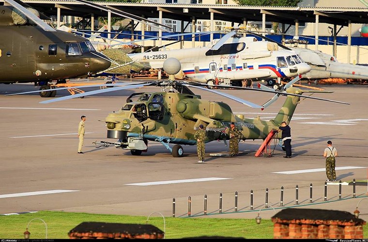 Mi-28NM sẽ hầu như bất khả x&acirc;m phạm trước hỏa lực của đối phương.