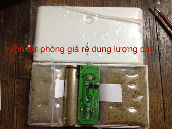 Pin dự ph&ograve;ng gi&aacute; rẻ nhưng được quảng c&aacute;o l&agrave; c&oacute; dung lượng cao