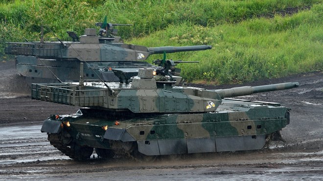 Type-10 c&oacute; hệ thống điều khiển hỏa lực ti&ecirc;n tiến . 