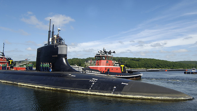 T&agrave;u ngầm Seawolf Mỹ.