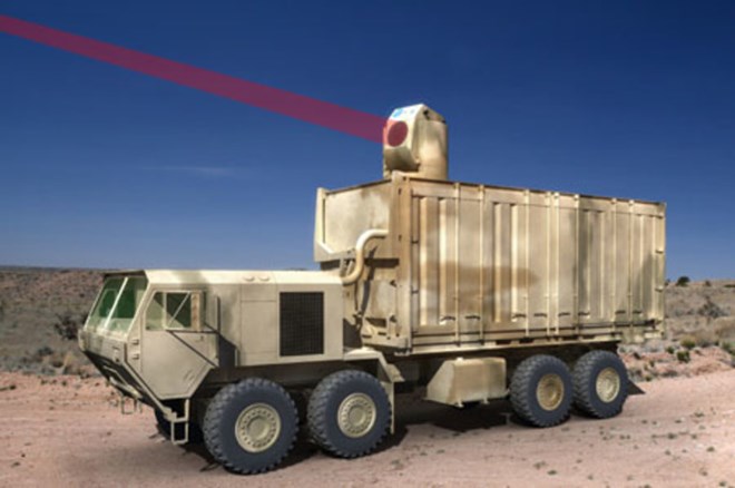 Vũ kh&iacute; laser Mỹ. 