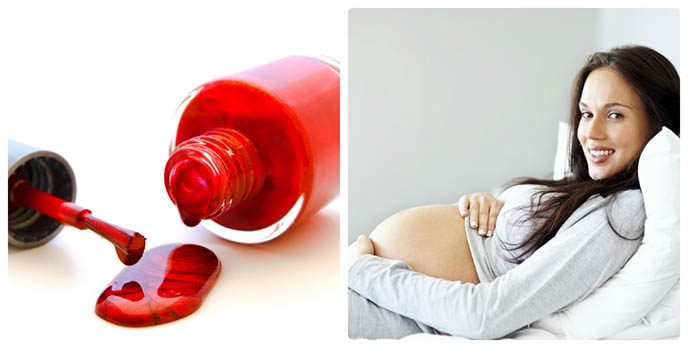 Sơn m&oacute;ng tay c&oacute; nguy cơ g&acirc;y dị tật thai nhi. Ảnh minh họa