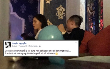 H&igrave;nh ảnh Hoa hậu Kỳ Duy&ecirc;n h&iacute;t b&oacute;ng cười đang g&acirc;y x&ocirc;n cao cộng đồng mạng. Ảnh: Kiến Thức 