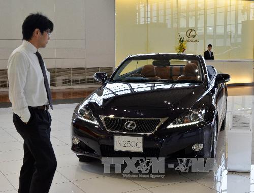 Toyota thu hồi gần 16.000 xe Lexus tại Trung Quốc do lỗi t&uacute;i kh&iacute;. Ảnh: Ảnh: AFP/TTXVN