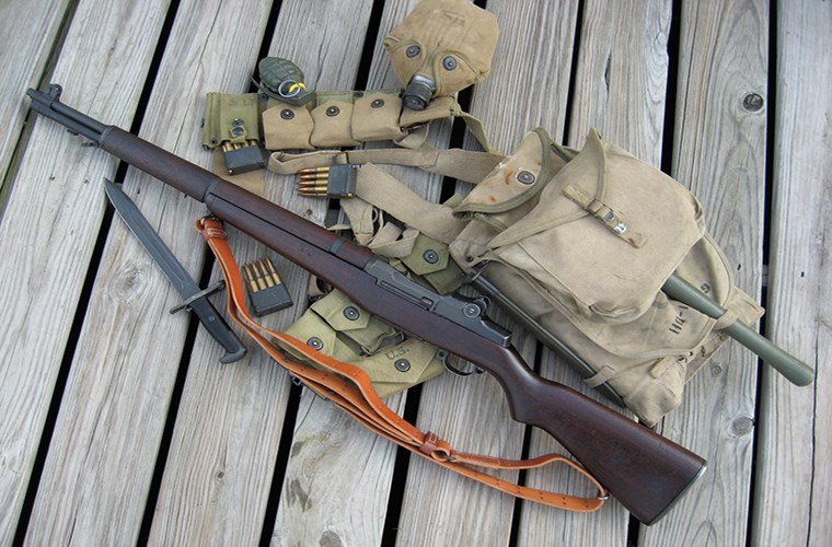  S&uacute;ng trường M1 Garand của Mỹ l&agrave; vũ kh&iacute; qu&acirc;n sự cứu c&aacute;nh tốt nhất trong chiến tranh thế giới thứ 2. Ảnh: Kiến Thức