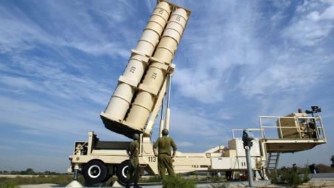 Hệ thống đ&aacute;nh chặn t&ecirc;n lửa Arrow 3 của Israel . Ảnh: VnExpress