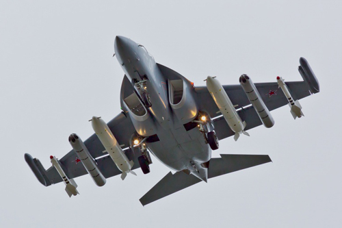 M&aacute;y bay Yak-130 của Nga. Ảnh: VnExpress