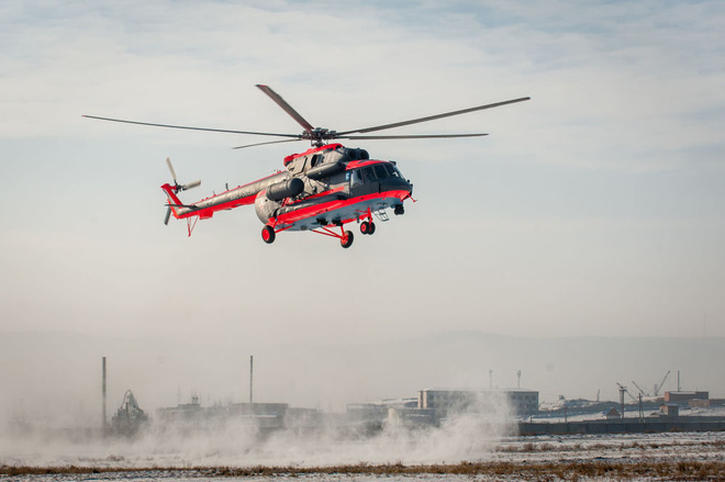 Trực thăng Mi-8AMTSh-VA giờ c&oacute; thể hoạt động trong nhiều điều kiện thời tiết v&agrave; cả đ&ecirc;m lẫn ng&agrave;y.  Ảnh: Tr&iacute; Thức Trẻ