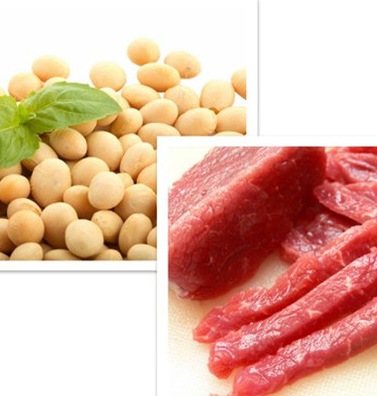 Thịt lợn kết hợp với đậu tương cũng sẽ l&agrave;m giảm dinh dưỡng. Ảnh minh họa 