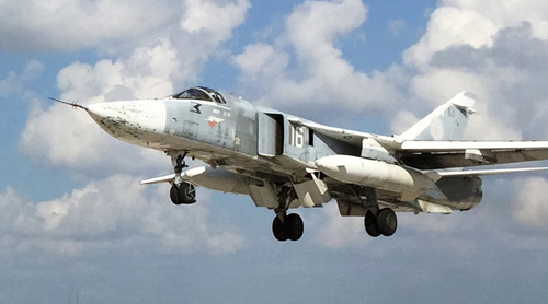 Chiếc m&aacute;y bay n&eacute;m bom Su-34 c&oacute; thể bay với vận tốc tối đa 1.550 km/h. Ảnh: VnExpress