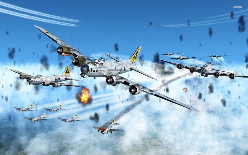 M&aacute;y bay n&eacute;m bom B-17  c&oacute; khả năng &lsquo;sống dai&rsquo; nhất trong CTTG 2 g&acirc;y &aacute;m ảnh kẻ địch. Ảnh: Kiến Thức 