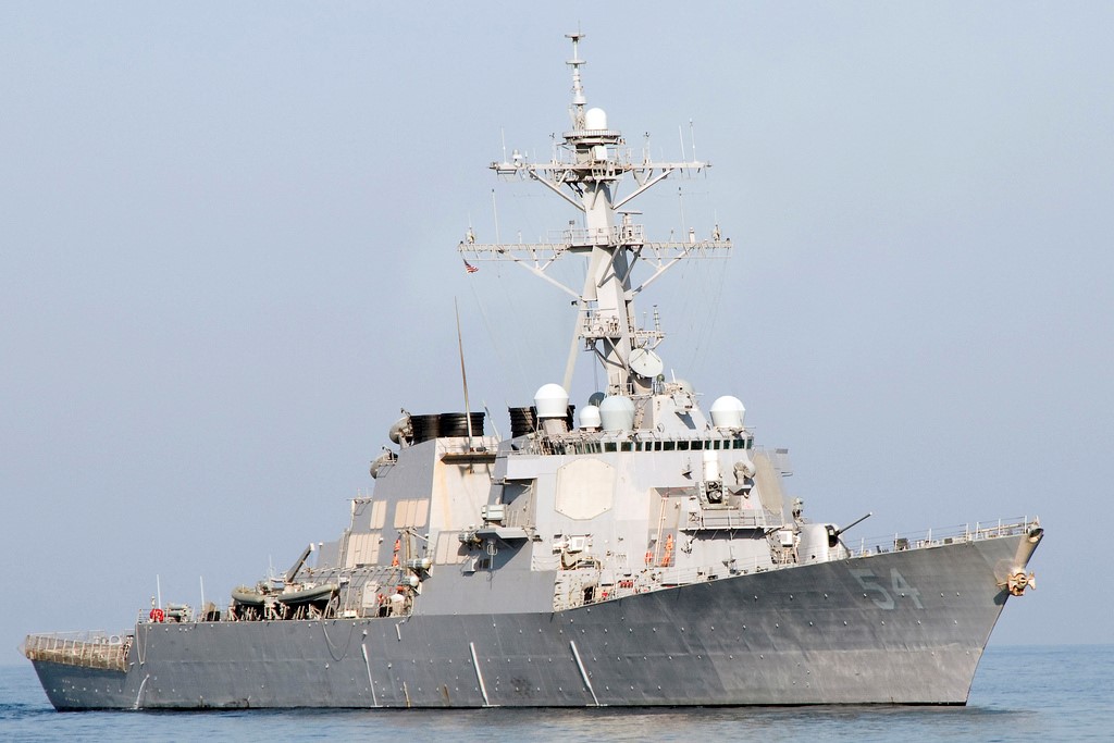 Khu trục hạm USS Curtis Wilbur (DDG -54) c&oacute; chiều d&agrave;i 154 m. Ảnh: Zing News