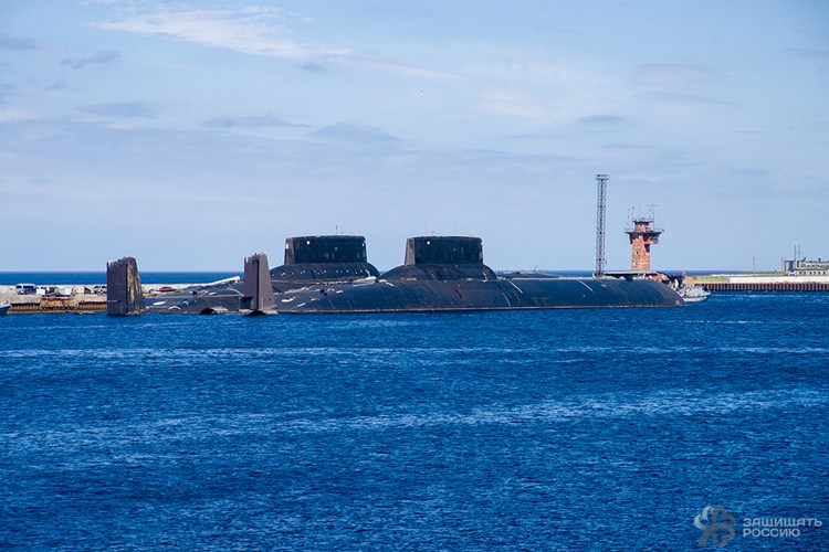  T&agrave;u ngầm TK-208 Dmitry Donskoy l&agrave; chiếc hiện đại nhất v&agrave; lớn nhất thế giới. Ảnh: Kiến Thức