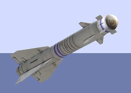 T&ecirc;n lửa Kh-29 l&agrave; loại t&ecirc;n lửa si&ecirc;u &acirc;m được bắt đầu sử dụng trong kh&ocirc;ng qu&acirc;n Li&ecirc;n X&ocirc; từ những năm 1980. Ảnh: Lao Động 