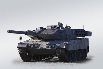 Si&ecirc;u tăng Leopard 2A7 l&agrave; chiếc xe tăng chiến đấu chủ lực được thiết kế ph&ugrave; hợp với chiến tranh đ&ocirc; thị. Ảnh: Lao Động