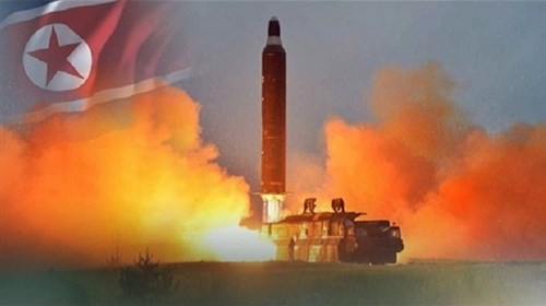T&ecirc;n lửa KN-15 của Triều Ti&ecirc;n vừa thử nghiệm nhưng thất bại ngay dai đ&oacute;. Ảnh minh họa
