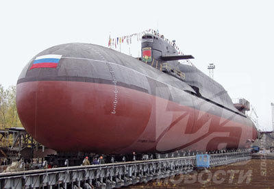 T&agrave;u ngầm K-117 Bryansk SSBN của Nga được thiết kế để hoạt động độc lập. Ảnh: VnExpress
