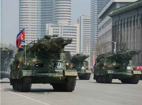  T&ecirc;n lửa KN-17 l&agrave; một biến thể của t&ecirc;n lửa Scud. Ảnh: An ninh Thủ đ&ocirc;