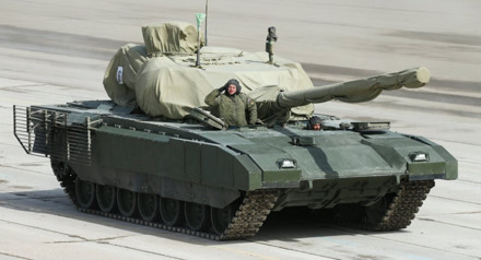 Xe tăng Armata sẽ được sản xuất h&agrave;ng loạt v&agrave;o năm 2019. Ảnh: Lao động 