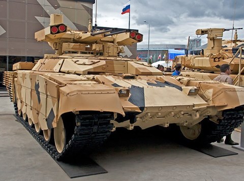  Xe tăng BMPT-72 Nga. Ảnh: ANTĐ