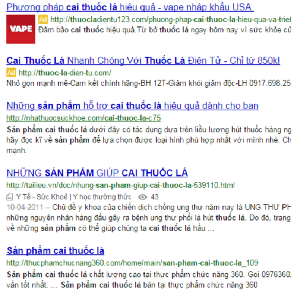 Sản phẩm cai thuốc l&aacute; được giao b&aacute;n tr&agrave;n lan tr&ecirc;n mạng. 