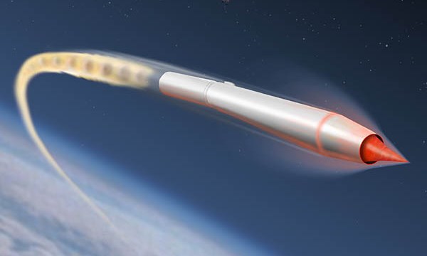 T&ecirc;n lửa X-51A WaveRider Mỹ d&ugrave;ng c&ocirc;ng nghệ động cơ phản lực d&ograve;ng thẳng đứng. Ảnh minh họa