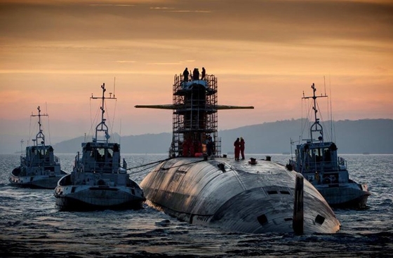 T&agrave;u ngầm Le Terrbiel sở hữu t&ecirc;n lửa SLBM M-51. Ảnh: VnMedia