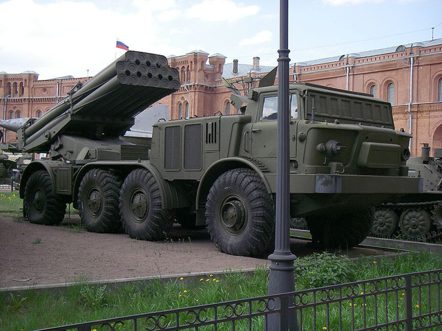 Ph&aacute;o phản lực BM-27 Uragan. Ảnh: Tr&iacute; thức trẻ 