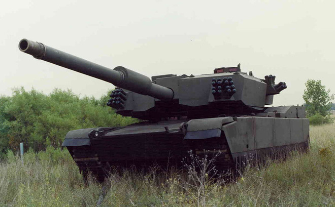 Xe tăng M1A3 Abrams Thumper. Ảnh: Tr&iacute; thức trẻ 