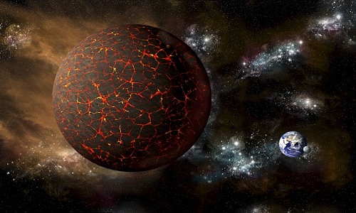 Theo dự đo&aacute;n của c&aacute;c nh&agrave; khoa học, h&agrave;nh tinh Nibiru sẽ đ&acirc;m v&agrave;o Tr&aacute;i Đất trong th&aacute;ng 10 năm nay. H&igrave;nh minh họa: Stocktreck Images