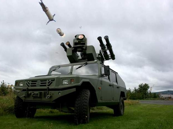 Hệ thống t&ecirc;n lửa tầm thấp Starstreak do c&ocirc;ng Thales Air Defence, Anh chế tạo. Ảnh: Đất Việt